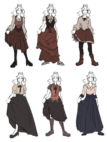 Clothing Design For Background Characters